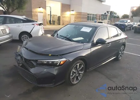2025 Honda Civic Hybrid Sport/Sport Touring from USA, damaged, VIN 2HGFE4F83SH318565